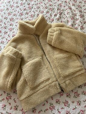 Cozy Sherpa Jacket - Cream